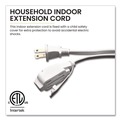 Office Electronics & Batteries | GoGreen Power GG-24712-3 12 ft. 13 Amps Household Extension Cord - White (3/Pack) image number 2