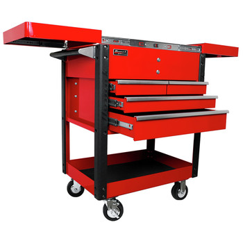 TOOL CARTS | Homak BK06043500 35 in. 4-Drawer Slide Top Cart