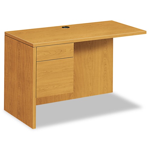 Office Filing Cabinets & Shelves | HON H10516L.CC 10500 Series 48 in. x 24 in. x 29.5 in. 3/4 in. Height Left Ped L Workstation Return - Harvest image number 0
