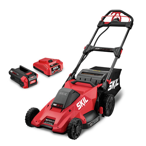 Skil Sm4910 10 Pwrcore 40 40v Brushless Lithium Ion Self Propelled 20 In Cordless Mower Kit 5 Ah Cpo Outlets