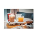 Food Service | Pactiv Corp. M5135040001 EarthChoice 8 oz to 46 oz Four-Cup Carrier Carry-Safe Beverage Carrier - Natural (132/Carton) image number 2
