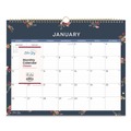 Calendars & Planners | Blue Sky 148617 15 in. x 12 in. 12-Month (Jan to Dec): 2026 Ashlyn Monthly Wall Calendar - Floral Artwork, White/Blue/Pink Sheets image number 1