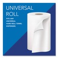 Cleaning & Janitorial Supplies | Scott 2068 8 in. x 400 ft. 1.5 in. Core 1-Ply Essential Hard Roll Towels - White (12 Rolls/Carton) image number 2