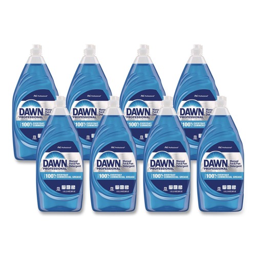 Cleaning & Janitorial Supplies | Dawn Professional 45112 38 oz. Bottle Manual Pot and Pan Dish Detergent (8/Carton) image number 0