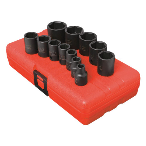 Sockets | Sunex 3360 12-Piece 3/8 in. Drive SAE Impact Socket Set image number 0