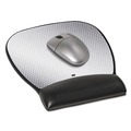  | 3M MW310LE 9.25 in. x 8.75 in. Antimicrobial Gel Large Mouse Pad with Wrist Rest - Black image number 1