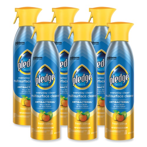 Cleaning & Janitorial Supplies | Pledge 307951 9.7 oz. Multi-Surface Antibacterial Everyday Cleaner (6/Carton) image number 0