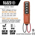 Multimeters | Klein Tools MM320KIT Digital Multimeter Electrical Test Kit image number 9