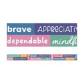 Office Jansan | Carson-Dellosa 108520 12-Piece 3 in. x 3 ft. Motivational: Positive Words Straight Borders - Multicolor image number 0