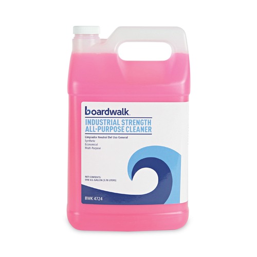 All-Purpose Cleaners | Boardwalk BWK4724EA 1 Gallon Bottle Industrial Strength Unscented All-Purpose Cleaner image number 0