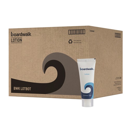  | Boardwalk BWKLOTBOT 0.75 oz. Bottle Hand and Body Lotion - Fresh Scent (288/Carton) image number 0