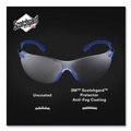 Safety Glasses | 3M S1101SGAF Solus 1000 Series Safety Glasses - Blue Plastic Frame Clear Polycarbonate Lens image number 1