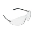 Eye Protection | MCR Safety S2110 Blackjack Wraparound Safety Glasses - Chrome Plastic Frame/Clear Lens (12/Box) image number 0