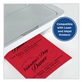 Cleaning & Janitorial Supplies | PrintWorks Professional 00117 8.5 in. x 11 in. 65 lbs. Text Weight Color Cardstock - Red (1-Ream) image number 2