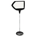  | MasterVision SIG01010101 25 in. x 17 in. Board 63 in. High Steel Frame Floor Stand Arrow Sign Holder - White/Black image number 0