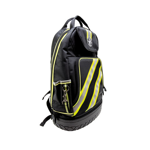 Cases and Bags | Klein Tools 55597 Tradesman Pro 39 Pocket Tool Bag Backpack - Hi-Viz image number 0
