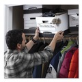 Office Jansan | Bankers Box 00724 12.75 in. x 16.5 in. x 10.38 in. R-KIVE Heavy-Duty Storage Boxes for Letter/Legal Files - White/Black (12/Carton) image number 4