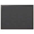 Bulletin Boards | MasterVision FB0471168 24 in. x 18 in. Designer Fabric Bulletin Board - Black image number 1