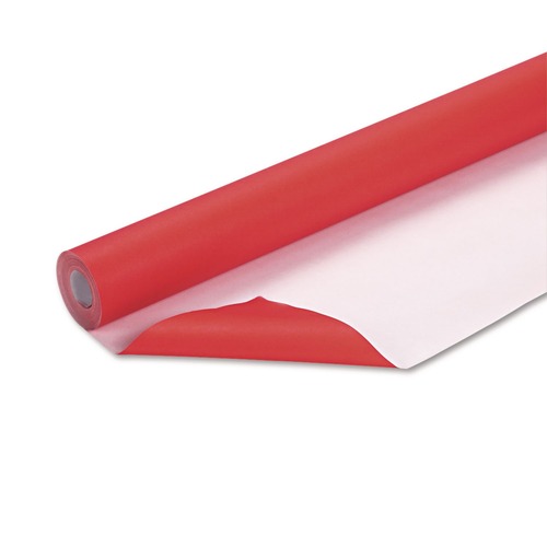 Office Jansan | Pacon P0057035 Fadeless 48 in. x 50 ft. 50 lbs. Bond Weight Paper Roll - Flame (1-Roll) image number 0