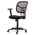 Office Jansan | OIF OIFMT4818 17.72 in. - 22.24 in. Seat Height Swivel/Tilt Mesh Task Chair with Adjustable Arms Supports Up to 250 lbs. - Black image number 2