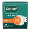 Cleaning Cloths | Kimberly-Clark 35456 19 in. to 34 in. Waist Incontinence Protection with Tabs - Small/Medium (3/Carton) image number 0