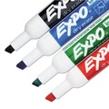 Office Jansan | EXPO 80074A Broad Chisel Tip Low-Odor Dry-Erase Marker - Assorted Colors (4/Set) image number 1