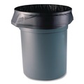 Trash Bags | Boardwalk Z8048WKKR01 40 in. x 48 in. 45 gal. 22 mic High-Density Can Liners - Black (150/Carton) image number 1