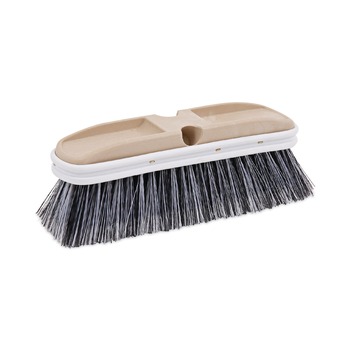 AUTO CARE AND DETAILING | Boardwalk BWK8410 2-1/2 in. Polystyrene Bristle 10 in. Vehicle Brush with Vinyl Bumper