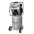 Portable Air Compressors | California Air Tools CAT-10020AC 2 HP 10 Gallon Ultra Quiet and Oil-Free Aluminum Tank Dolly Air Compressor image number 0