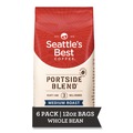 Coffee | Seattle's Best 12407831 12 oz Bag Medium Roast Whole Bean Coffee - Port Side Blend (6/Carton) image number 0