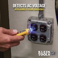 Detection Tools | Klein Tools NCVT-5A Dual Range Cordlesss Non-Contact Voltage Tester Kit with Laser Pointer and 2 Batteries image number 10