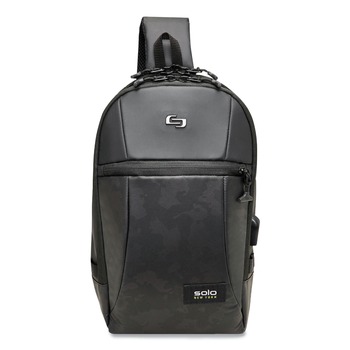 SOLO 8.5 in. x 4.5 in. x 13.5 in. GLHF (Good Luck Have Fun) Sling Fits Devices Up to 12.9 in. - Black
