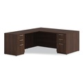Office Desks & Workstations | Alera AE1NZK-S3672UF HRG 72 in. x 36 in. x 29 in. Seville Series Single Right Pedestal Desk - Mahogany image number 6