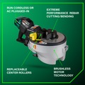 Copper and Pvc Cutters | Metabo HPT VB3616DAM MultiVolt 36V Brushless Lithium-Ion Cordless Rebar Bender/ Cutter Kit with 2 Batteries (4 Ah) image number 3