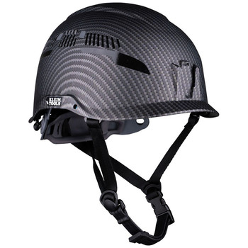 PROTECTIVE HEAD GEAR | Klein Tools 60516 Premium KARBN Pattern Vented Class C Safety Helmet
