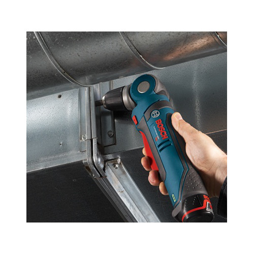 Factory Reconditioned Bosch 12V Lithium Ion 3 8 in. Cordless Right Angle Drill Kit