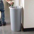 Trash & Waste Bins | Rubbermaid Commercial FG354600GRAY 22 Gallon Round Plastic Untouchable Waste Container - Gray image number 1