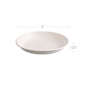 Food Trays, Containers, and Lids | Eco-Products EP-SCR9NFA 34.1 oz 9 x 9 x 1.25 Vanguard Worldview Renewable and Compostable Sugarcane Take-Out Containers - White (400/Carton) image number 2