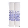 Food Trays, Containers, and Lids | Dart 50HT1 5.38 in. x 5.5 in. x 2.88 in. Foam Hinged Lid Containers - White (500/Carton) image number 1