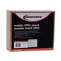  | Innovera IVR54001 8.75 in. x 10 in. x 5 in. Mobile CPU Stand - Light Gray image number 4