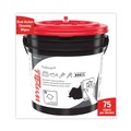 Hand Wipes | WypAll 91371 12 in. x 9 in. Waterless Cloth Cleaning Wipes (75/Bucket) image number 1