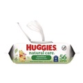 Cleaning & Janitorial Supplies | Huggies 31803 Natural Care 3.88 in. x 6.6 in. 1-Ply Sensitive Baby Wipes - Unscented White (8/Carton) image number 4