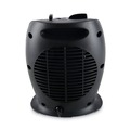 Portable Heaters | Alera ALEHECH09 1500 W 7.12 in. x 5.87 in. x 8.75 in. Ceramic Heater - Black image number 2
