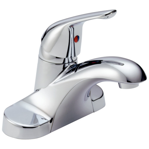Bathroom Sink Faucets | Delta B501LF Foundations Single Handle Centerset Bathroom Faucet - Chrome image number 0
