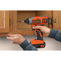 Combo Kits | Black & Decker BD2KITCDDI 20V MAX Brushed Lithium-Ion 3/8 in. Cordless Drill Driver / 1/4 in. Impact Driver Combo Kit (1.5 Ah) image number 15