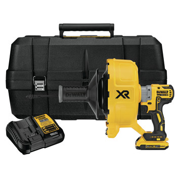 Dewalt 20V MAX XR 2.0 Ah Cordless Lithium-Ion Brushless Drain Snake Kit