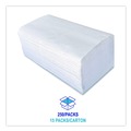New Year New Savings! Save $25 off $150 | Boardwalk BWK52GREEN 9.13 in. x 10.25 in. 1-Ply Green Single-Fold Towels - Natural White (16 Packs/Carton) image number 5