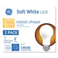  | GE 93109188 12 Watts A19 Classic LED Non-Dim Light Bulb - Soft White (2/Pack) image number 0