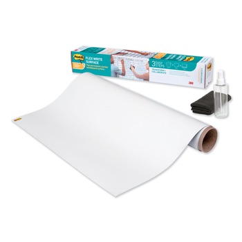 Post-it 36 in. x 24 in. Flex Write Surface Laminate Film - White (1-Roll)
