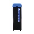 Trash & Waste Bins | Rubbermaid Commercial 2078994 Sustain 15 gal Metal/Plastic Decorative Refuse with Recycling Lid - Black/Blue image number 0